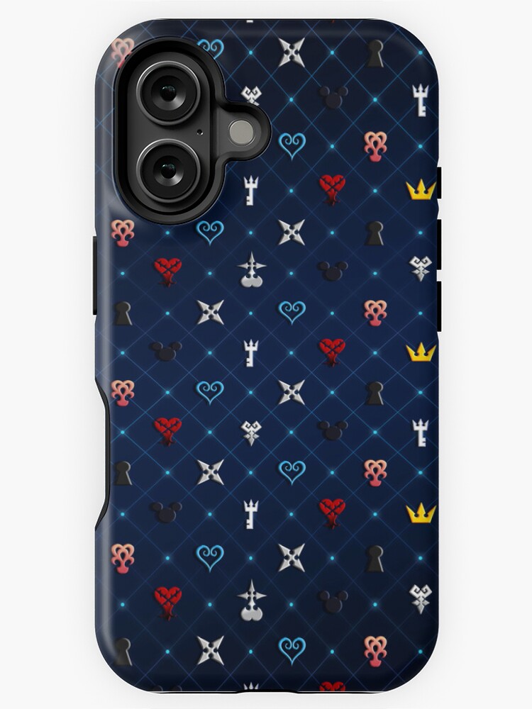 Imagen 1 de 4, Funda de iPhone con la obra Patrón Kingdom Hearts versión 2, diseñada y vendida por MeMinch.