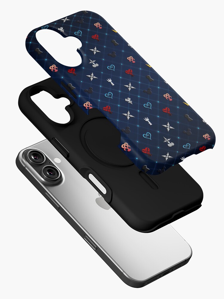Imagen 2 de 4, Funda de iPhone con la obra Patrón Kingdom Hearts versión 2, diseñada y vendida por MeMinch.