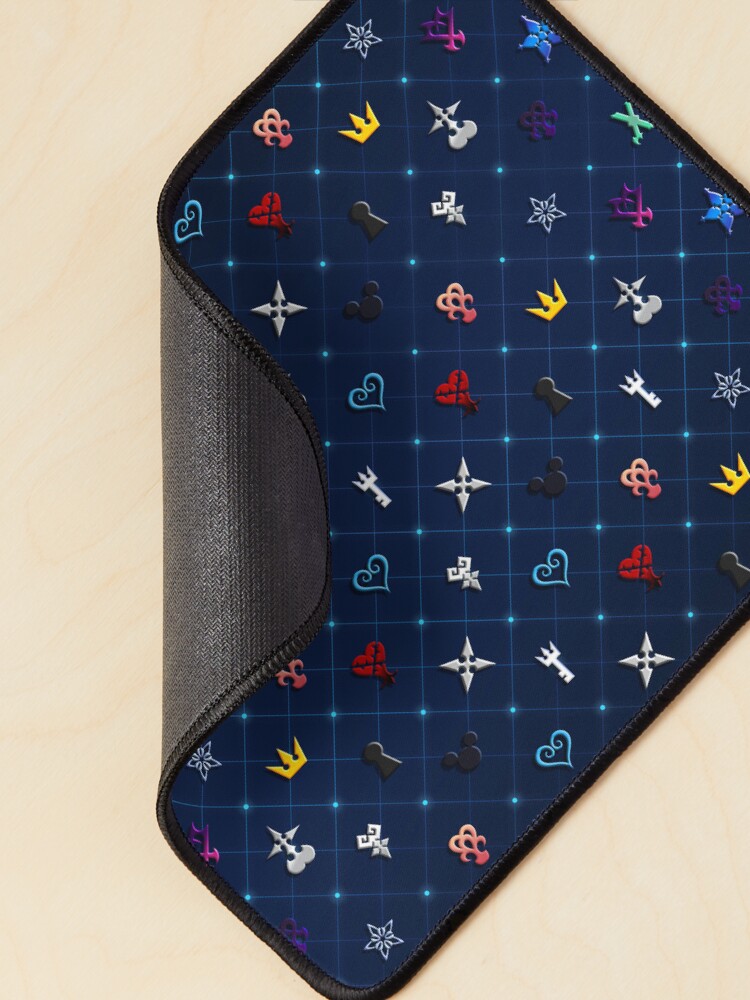 Imagen 2 de 5, Alfombrilla de ratón con la obra Patrón Kingdom Hearts versión 2, diseñada y vendida por MeMinch.