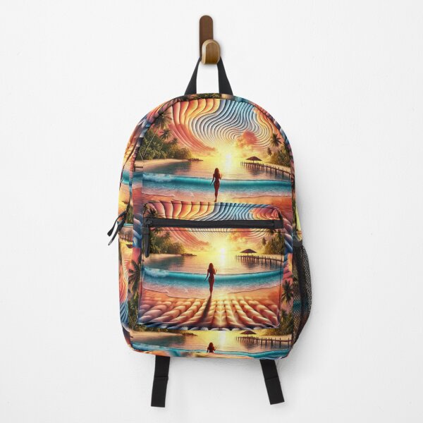 Item preview, Tropical Sunset Dreamscape: Infinite Summer Bliss designed and sold by Meta2Physical.