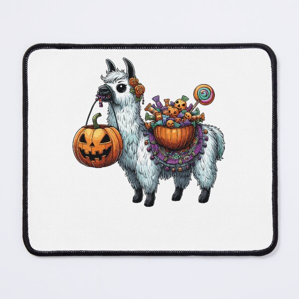Item preview, Llama Scary Halloween Ghost Spooky Pumpkin Candy designed and sold by Artistoos.