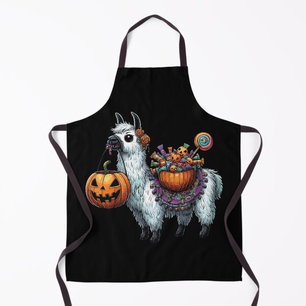 Item preview, Llama Scary Halloween Ghost Spooky Pumpkin Candy designed and sold by Artistoos.