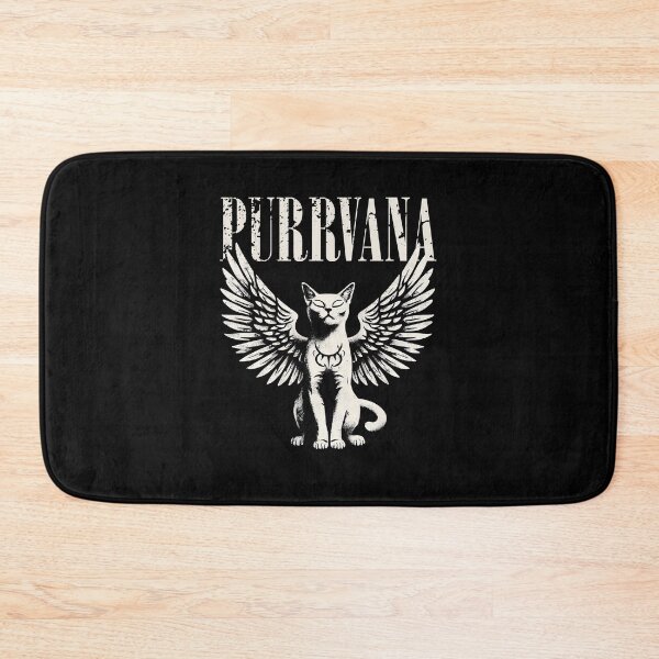 Item preview, Purrvana Cat | Grunge Style Angel Cat Design designed and sold by Aredbox.