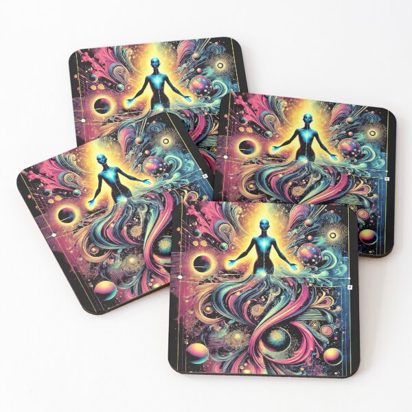Item preview, Cosmic Awakening: Mystical Abstract Art of Spiritual Unity designed and sold by VonHogler.