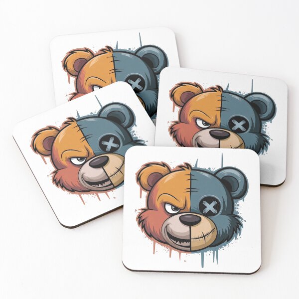 Item preview, Dual Faces Teddy Graffiti Design designed and sold by artumbre.