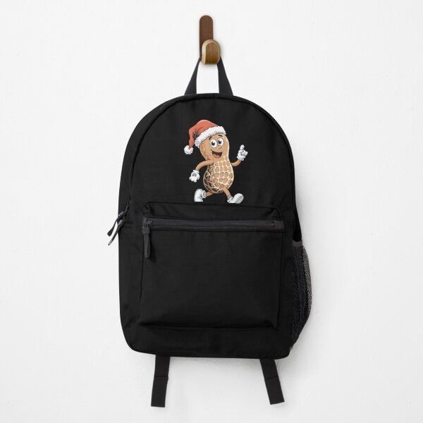 Item preview, Cheerful Cartoon Peanut in Christmas Wearing Santa hat designed and sold by clothesy7.