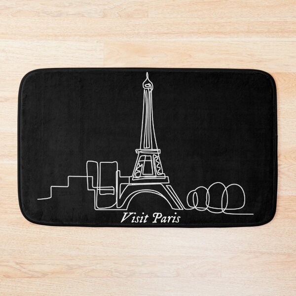 Aperçu de l'œuvre Visiter Paris créée et vendue par One Line Aesthetics ♡.