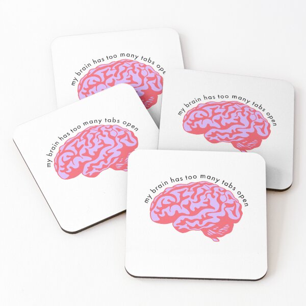 Item preview, my brain has too many tabs open designed and sold by merialnam.
