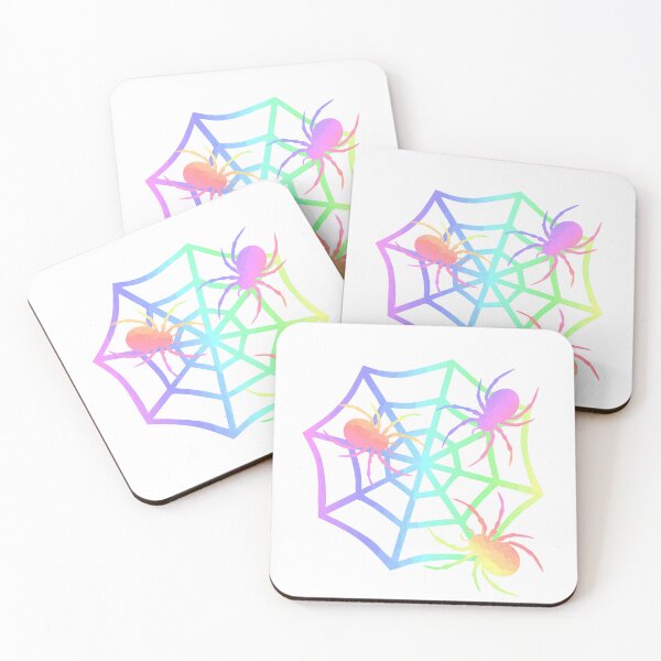 Item preview, Rainbow Creepy Crawly Spiders designed and sold by Sartoris Art.