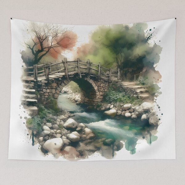 Item preview, Old stone bridge designed and sold by Ssevi.