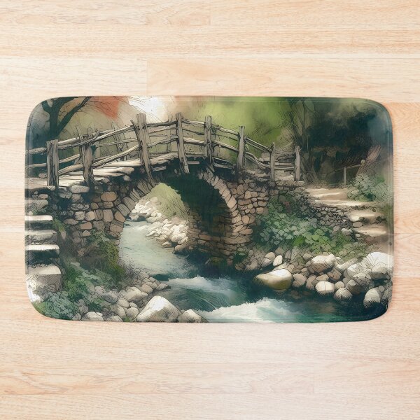 Item preview, Old stone bridge designed and sold by Ssevi.