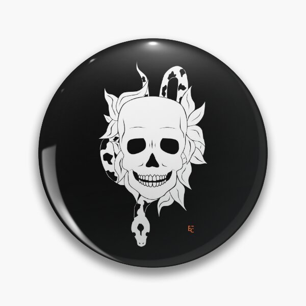 Artikelvorschau, Totenkopf und Schlange - Tattoo-Stil entworfen und verkauft von EilidhCreates.
