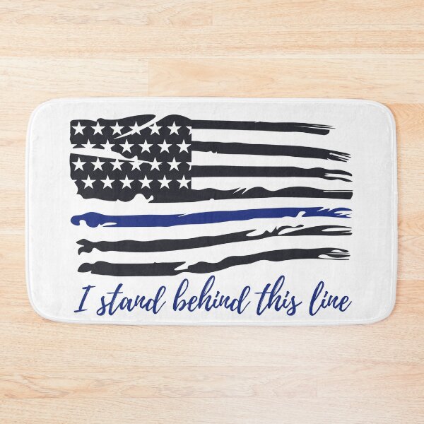 Item preview, Thin Blue Line - I Stand Behind This Line designed and sold by TSF LifeStyle Designs.