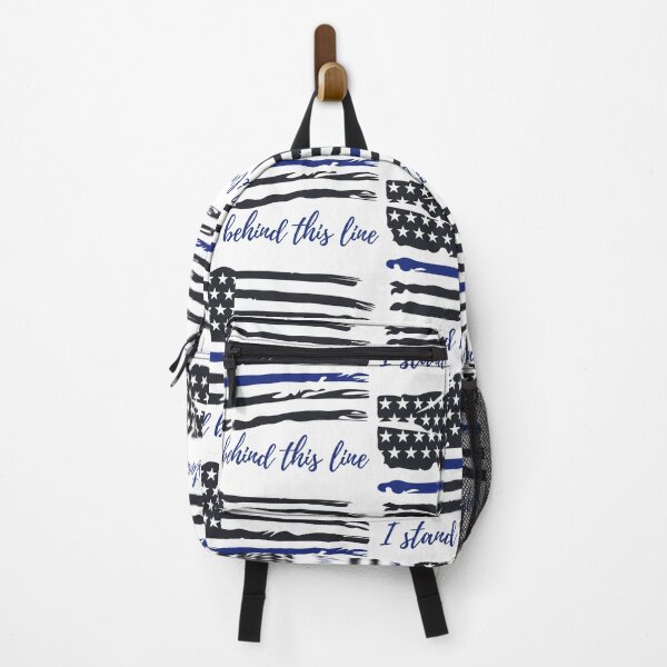Item preview, Thin Blue Line - I Stand Behind This Line designed and sold by TSF LifeStyle Designs.