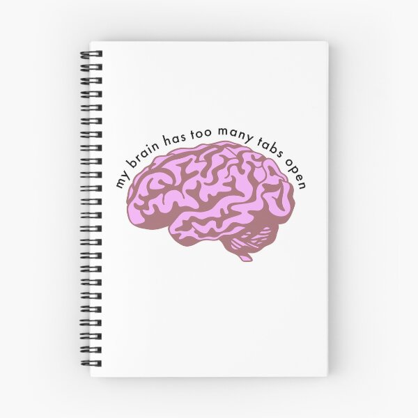 Item preview, brain has too many tabs open designed and sold by merialnam.