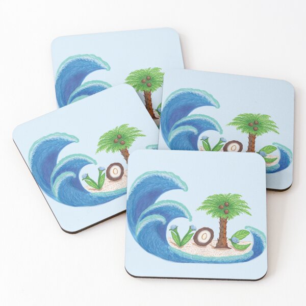 Item preview, Vote Blue Wave Coconut Tree designed and sold by ZazzyPeacock.