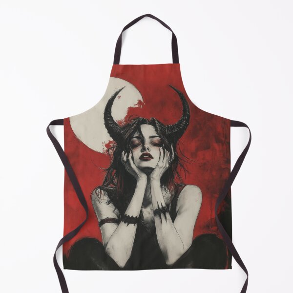 Item preview, Goth Devil Girl designed and sold by CursedbyLilith.