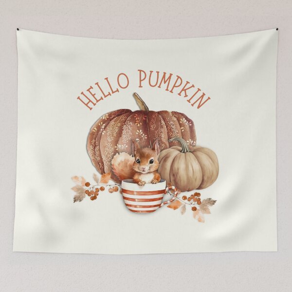 Item preview, HELLO PUMPKIN by Monika Strigel designed and sold by SunlightStudios.