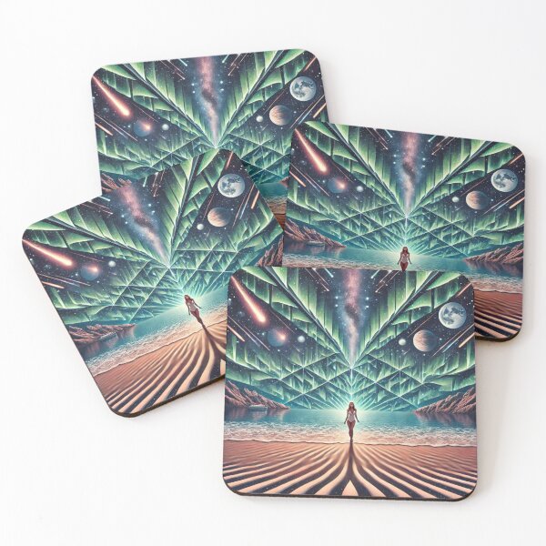Item preview, Infinite 3-D Cosmic Serenity: Northern Lights Dreamscape w/ Optical Illusion & Hidden Imagery designed and sold by Meta2Physical.