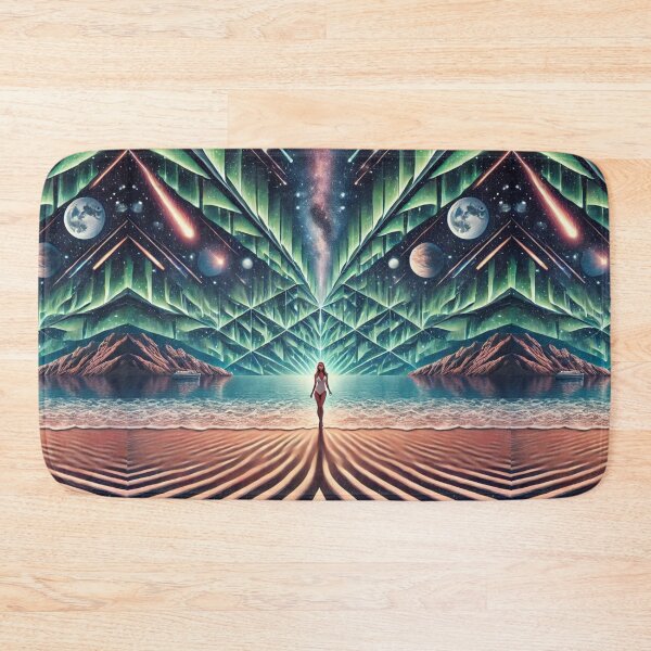Item preview, Infinite 3-D Cosmic Serenity: Northern Lights Dreamscape w/ Optical Illusion & Hidden Imagery designed and sold by Meta2Physical.