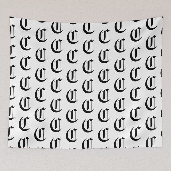 Item preview, C Initial Gothic Font Design designed and sold by John Darren Pacquiao.