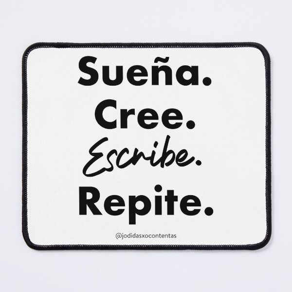 Item preview, Dream. Believe. Write. Repeat. (Letters in black) designed and sold by jxocontentas.