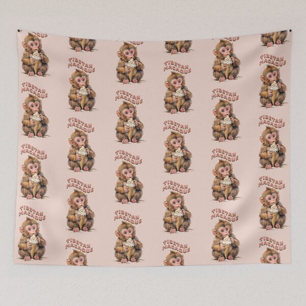 Item preview, TIBETAN MACAQUE CUTE ANIMAL ICE CREAM DESIGN designed and sold by La Loca.