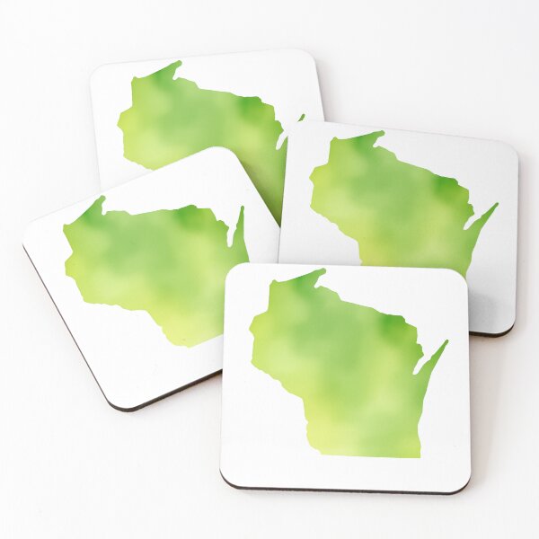 Item preview, Wisconsin Watercolor Green Essence designed and sold by NeoArtworks.