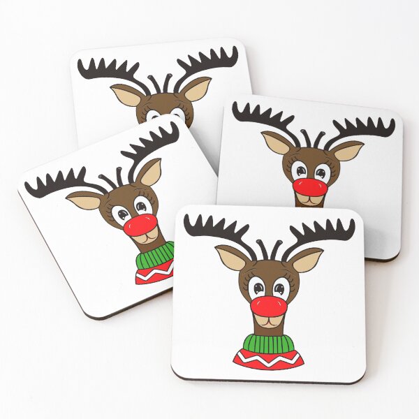 Item preview, Cute Christmas Reindeer  designed and sold by Sartoris Art.