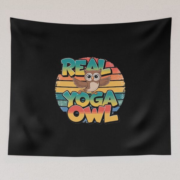 Item preview, Real Yoga Owl designed and sold by Gentle40Winks.