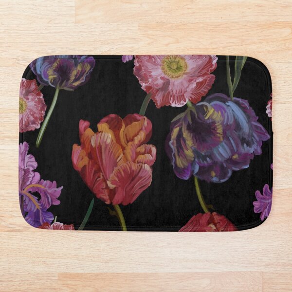 Item preview, poppy print black background designed and sold by RODRIGORo.