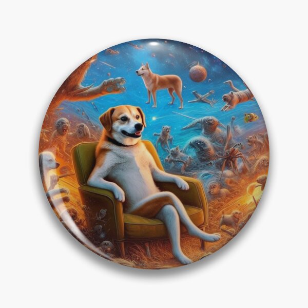 Item preview, Realistic "This Is Fine Meme" Sticker designed and sold by Dschaey.