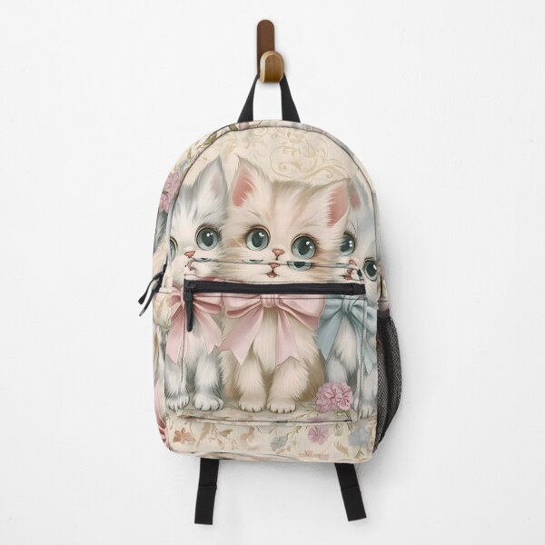 Item preview, Retro Kitten Charm designed and sold by AI-Only Creations.