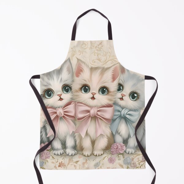 Item preview, Retro Kitten Charm designed and sold by AI-Only Creations.