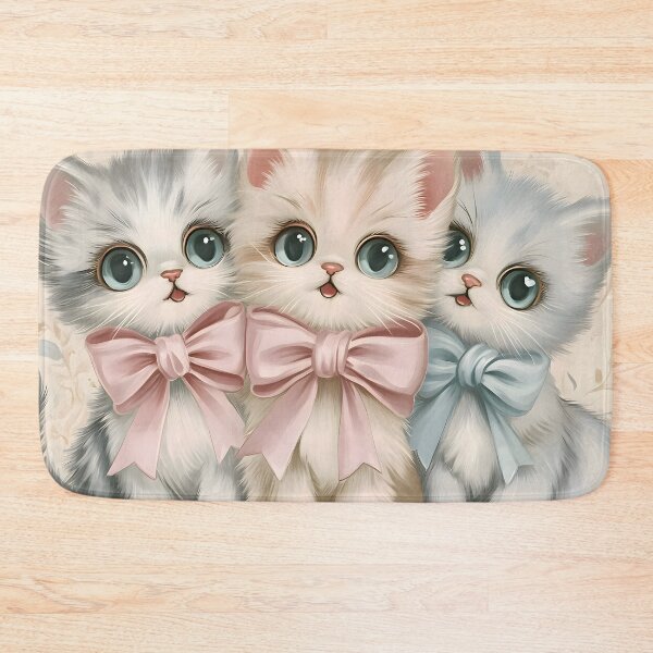 Item preview, Retro Kitten Charm designed and sold by AI-Only Creations.