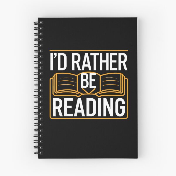 Item preview, I'd Rather Be Reading for Reading Enthusiasts & Book Lovers designed and sold by KLArtzStore.