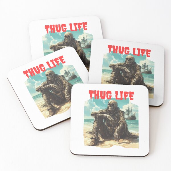 Item preview, Captain Blackbeard Thug Life  designed and sold by CoastalGran.
