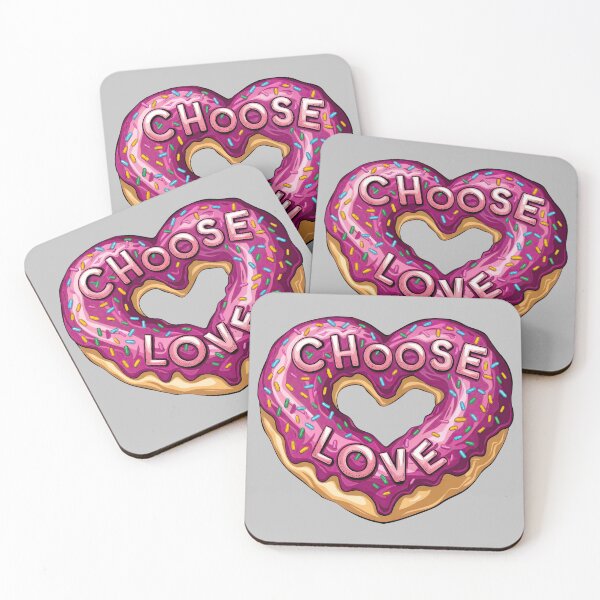 Item preview, Heart Shaped Doughnut by Just Choose Love  designed and sold by JustChooseLove.