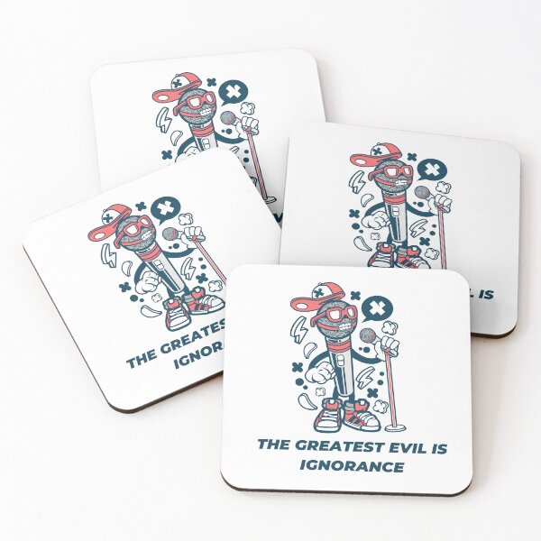 Item preview, "The Greatest Evil is Ignorance" T-Shirt designed and sold by fashionsicon.