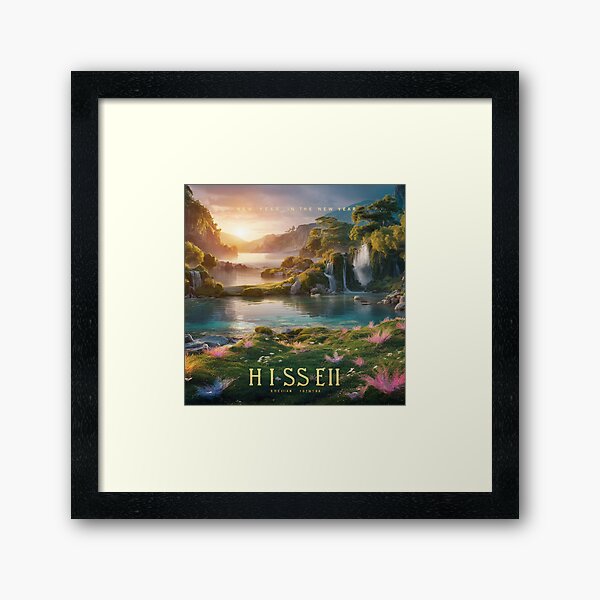 Aperçu de l'œuvre Le Nouvel An à Hisseii - Paysage naturel Poster créée et vendue par JaksaDesignHub.