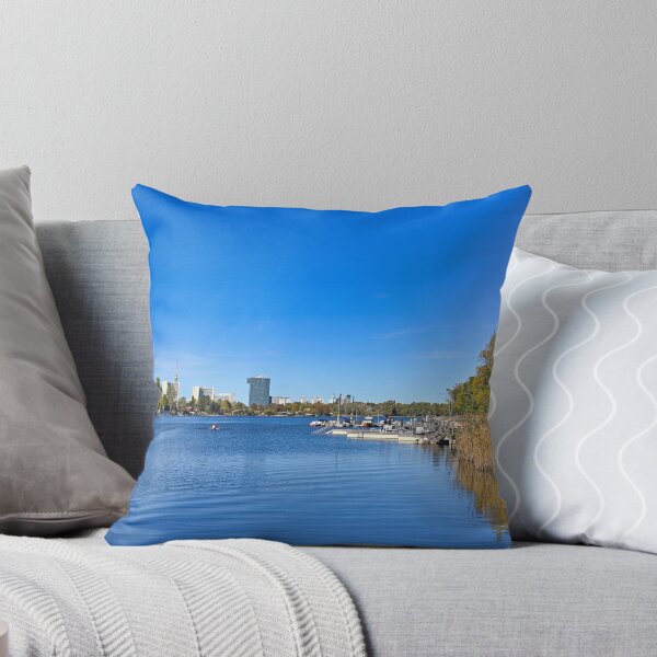 Item preview, Skyline of Vienna and Donau river, autumn season designed and sold by goceris.