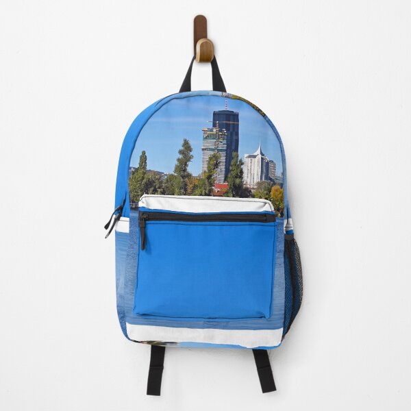 Item preview, Skyline of Vienna and Donau river in autumn designed and sold by goceris.