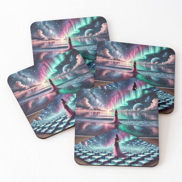 Item preview, Cosmic Beachscape: Infinite Reflections of Serenity designed and sold by Meta2Physical.