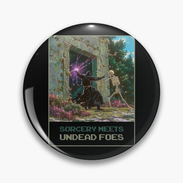 Aperçu de l'œuvre Sorcery Meets Undead Foes créée et vendue par MagicAxe.
