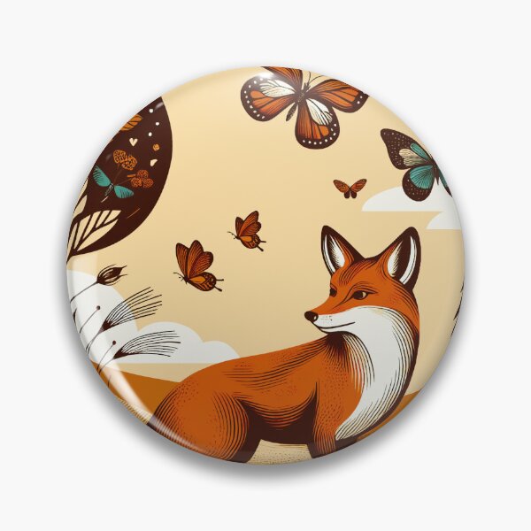 Item preview, Fox in a Meadow designed and sold by OutOfNowhere.