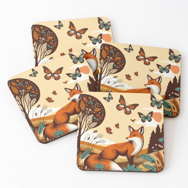 Item preview, Fox in a Meadow designed and sold by OutOfNowhere.