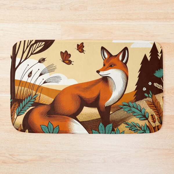 Item preview, Fox in a Meadow designed and sold by OutOfNowhere.