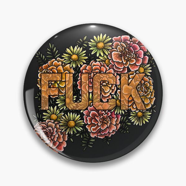 Item preview, Fuck - Marigold and Daisies designed and sold by Art by Veya.