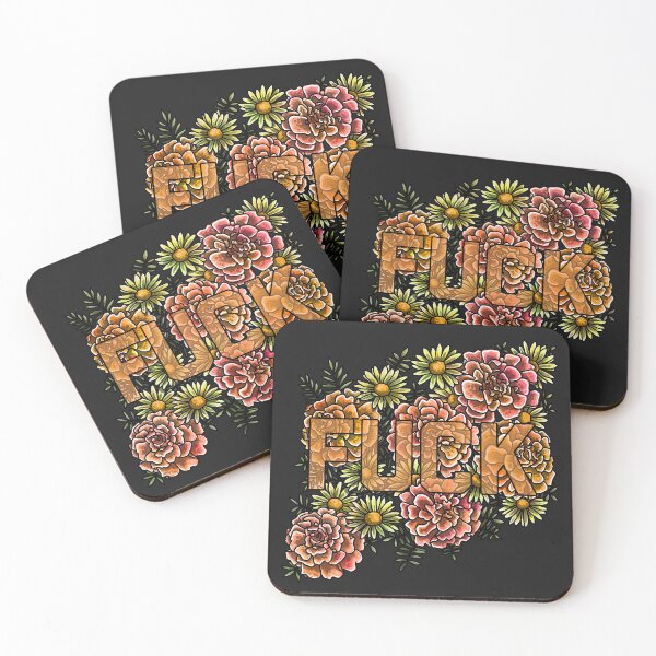 Item preview, Fuck - Marigold and Daisies designed and sold by Art by Veya.
