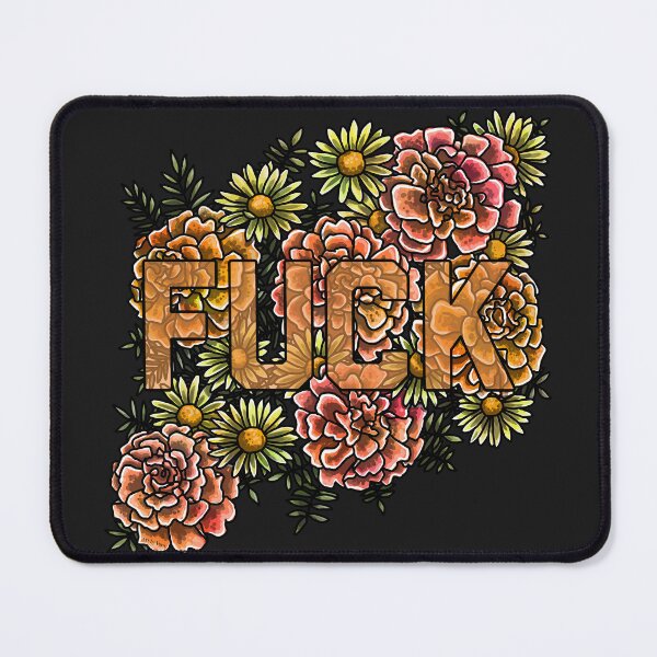 Item preview, Fuck - Marigold and Daisies designed and sold by Art by Veya.